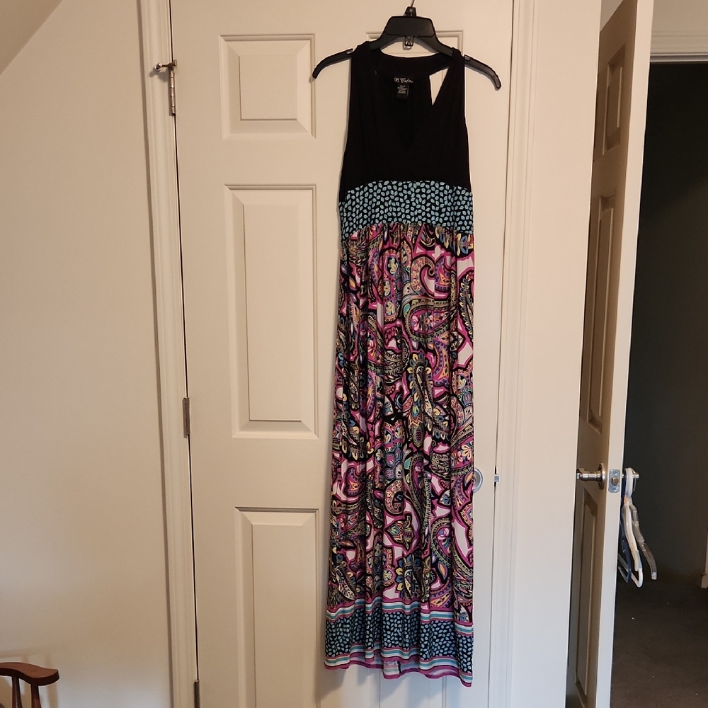 B Calm Empire Waist Maxi Dress